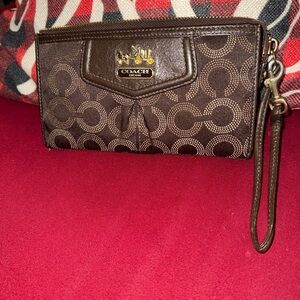 Coach Vintage Madison Dotted Signature Zippy Wallet